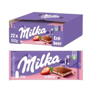 Milka Erdbeer 22 Tafeln 👉 63 Cent pro Tafel