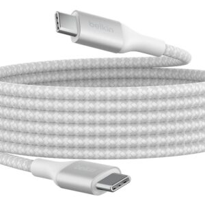 Belkin BoostCharge USB-C-auf-USB-C-Schnellladekabel mit 240 W Power Delivery (2m / USB-IF-zertifiziert / Weiß oder Schwarz) für je 17,99€ statt ab 27,99€
