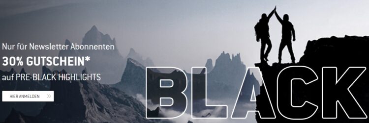 Bergfreunde: 30% Extra-Gutschein dank Newsletter im Pre Black Friday Sale