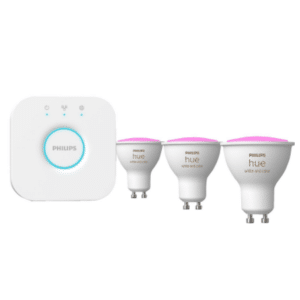 Philips Hue White &amp; Color Ambience Value Dreierpack inkl. Bridge Starter Set für 89,99€