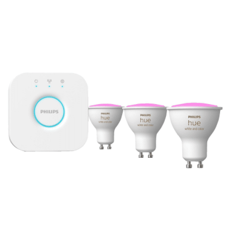 Philips Hue White &amp; Color Ambience Value Dreierpack inkl. Bridge Starter Set für 89,99€