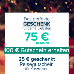 Thumbnail 🎁 100€ Wertgutschein für 75€: über 1.200 Angebote in Deutschland &amp; Europa