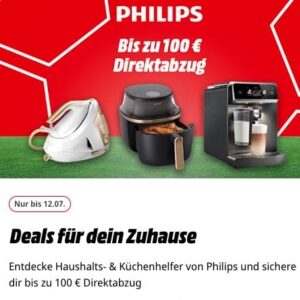 Thumbnail 🏠 Philips Haushaltsangebote bei MediaMarkt mit bis zu 100€ Direktabzug
