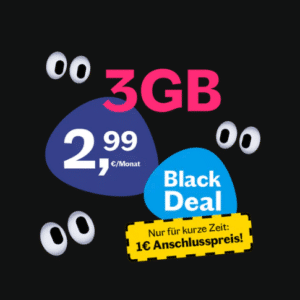 3GB Allnet-Flat + 30 Min. in 50 Länder für 2,99€/Monat + 1€ AP (Lebara "Flotter 3er" mit 25 Mbit/s im o2-Netz)