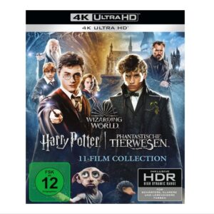 🤩 Wizarding World 11-Film Collection - Harry Potter (8 Teile) und Phantastische Tierwesen (3 Teile) in 4K Ultra HD für 59,99€ statt 99,99€