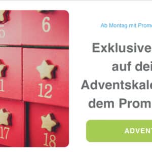 Promocode bei Marktguru für den Kauf eines Adventskalenders