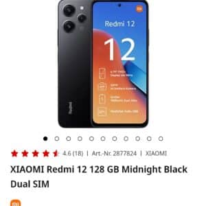 Xiaomi Redmi 12 für 135€