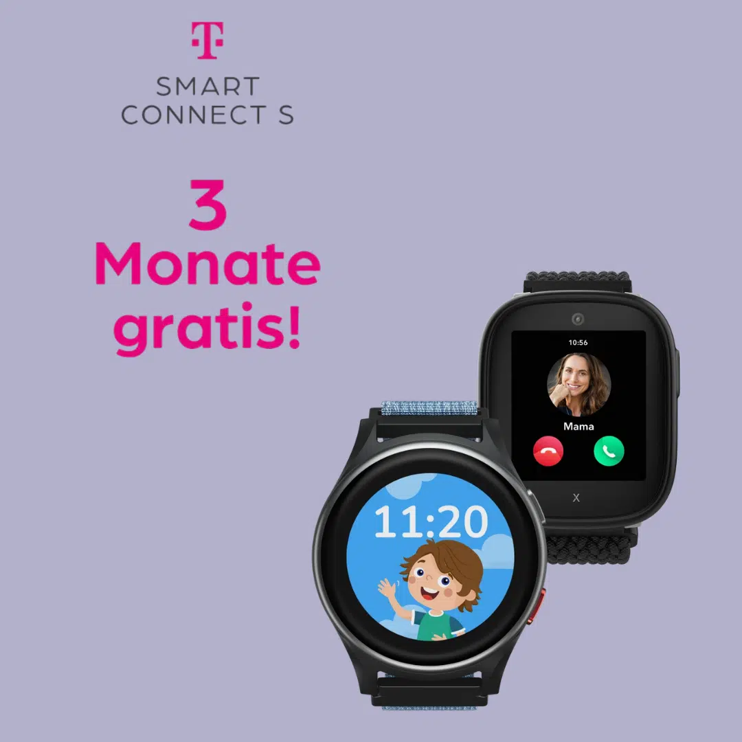 Thumbnail 🤑 3 Monate geschenkt! 👨‍👩‍👧‍👦 Kinder Smartwatch ANIO 6 für 99,95€ + Tarif mit 0,5GB LTE + 100 Min. für 4,95€/Monat (Telekom Smart Connect S)