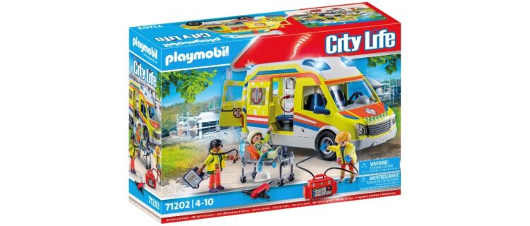 Playmobil City Life Rettungswagen mit Licht & Sound