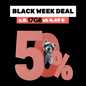 [Nur bis 11.12.] 🦝 SIMon mobile: mtl. kündbare 17GB / 22GB / 32GB 5G &amp; LTE Vodafone Allnet für 4,49€ / 5,99€ / 8,49€ in den ersten 6 Monaten (bei RNP + 0,00€ AG - )
