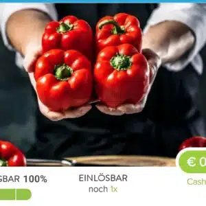 40 Cent Cashback auf Paprika bei marktguru