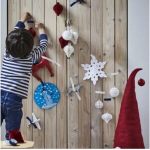 Geputzte Stiefelchen von Jultomte bei Ikea kostenlos füllen lassen