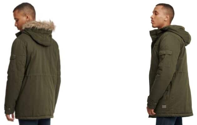 Herren-Winterparka Solid Danello
