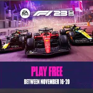 "F1 23" kostenlos auf allen Plattformen (PS4, PS5, Xbox One, Series S/X, PC-Steam) bis 20.11.2023 spielbar