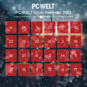 PC-WELT Xmas-Adventskalender 2023 - täglich tolle Vollversionen oder attraktive Angebote!