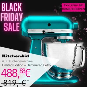 KitchenAid Limited Edition Hammered Petrol für 488,88€ (statt 680€)