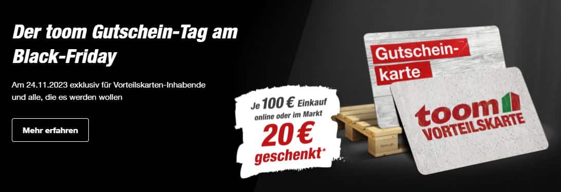 Gutschein-Tag von toom