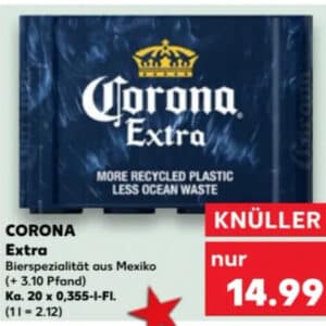Kaufland bis 6.12.23: 20er Kiste Corona Bier nur 14,99€