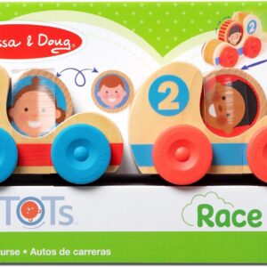 [Prime] Melissa &amp; Doug GO Tots Rennwagen aus Holz, Holzspielzeug für Kleinkinder, Entwicklungsspielzeug, Holzspielzeug ab 1 jahr