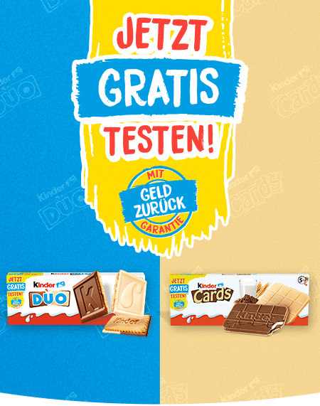 Kinder Cards Und Kinder DUO Gratis Testen