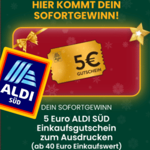 Aldi Süd kontert Lidl 🤑 5€ Gutschein geschenkt (einlösbar bereits ab 40€)