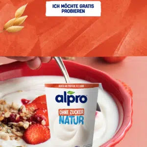 🤤 Alpro gratis testen (Soja-Joghurtalternative)