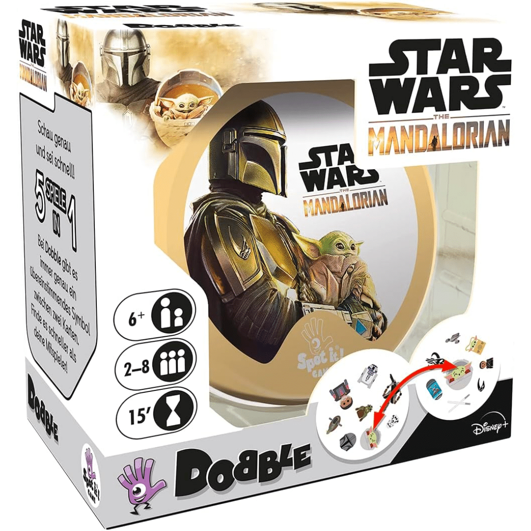 Thumbnail 🌟 Dobble Star Wars: The Mandalorian Spiel für 5,93€ (statt 12€)