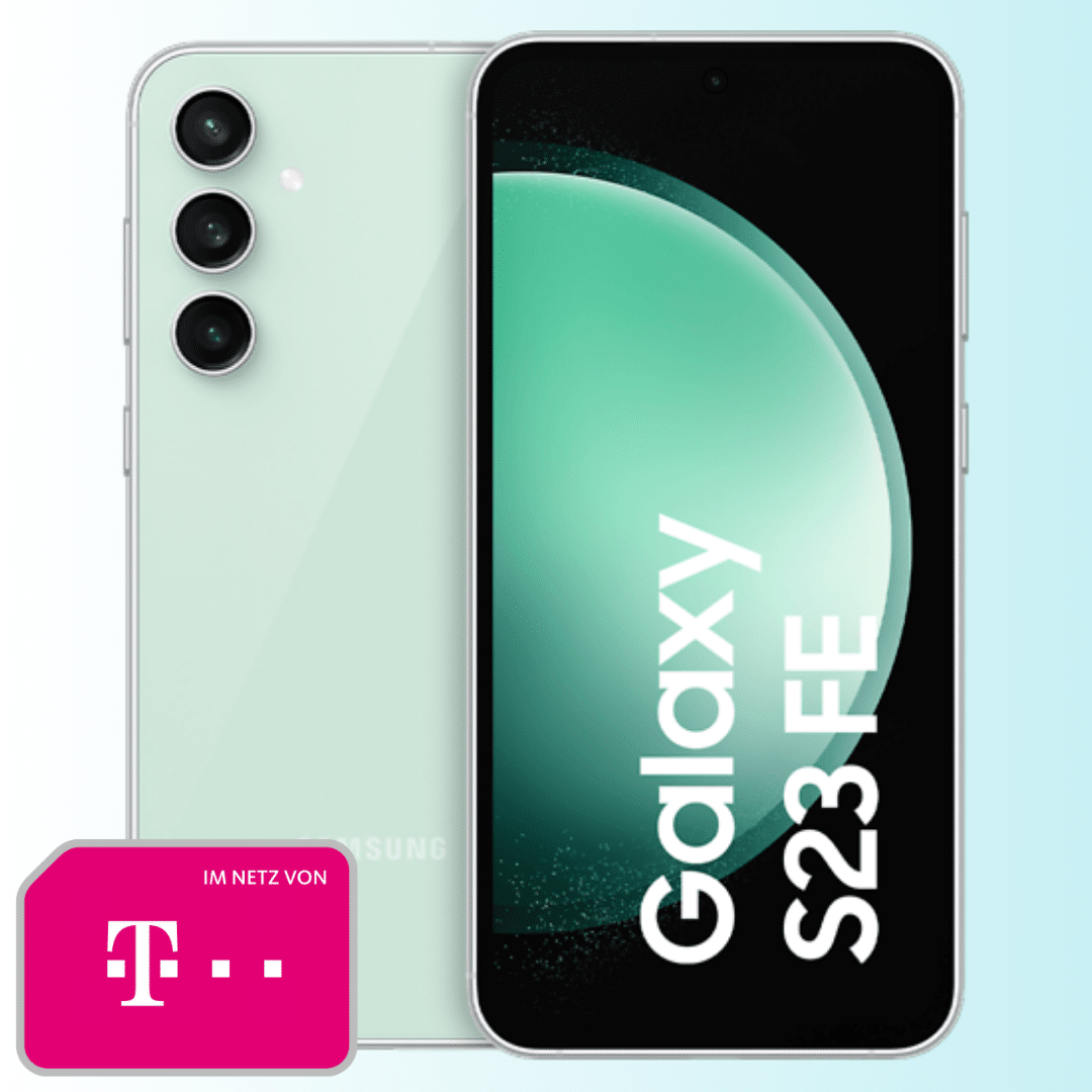 Thumbnail Telekom-Tarif effektiv GRATIS ✅ Samsung Galaxy S23 FE (128GB) für 1€ + 20GB LTE Telekom Allnet für 19,99€/Monat + 50€ Wechselbonus