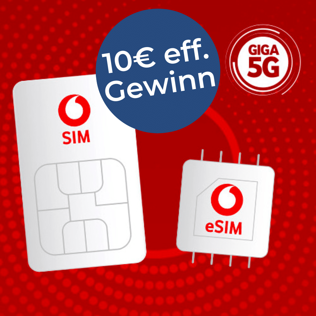 Vodafone Callya Digital: 20GB 5G & LTE Allnet für 20€ (4 Wochen) | Prepaid Guthaben