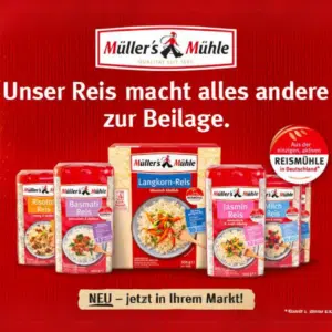 Müller's Mühle Reis 1€ Cashback