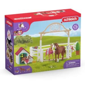 Schleich Horse Club Hannahs Gastpferde mit Hündin Ruby (42458)