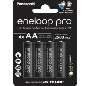 ⚡️ 4x Panasonic eneloop Pro AA für 15,51€ (statt 19€) 🔋 2500 mAh | 500 Ladezyklen
