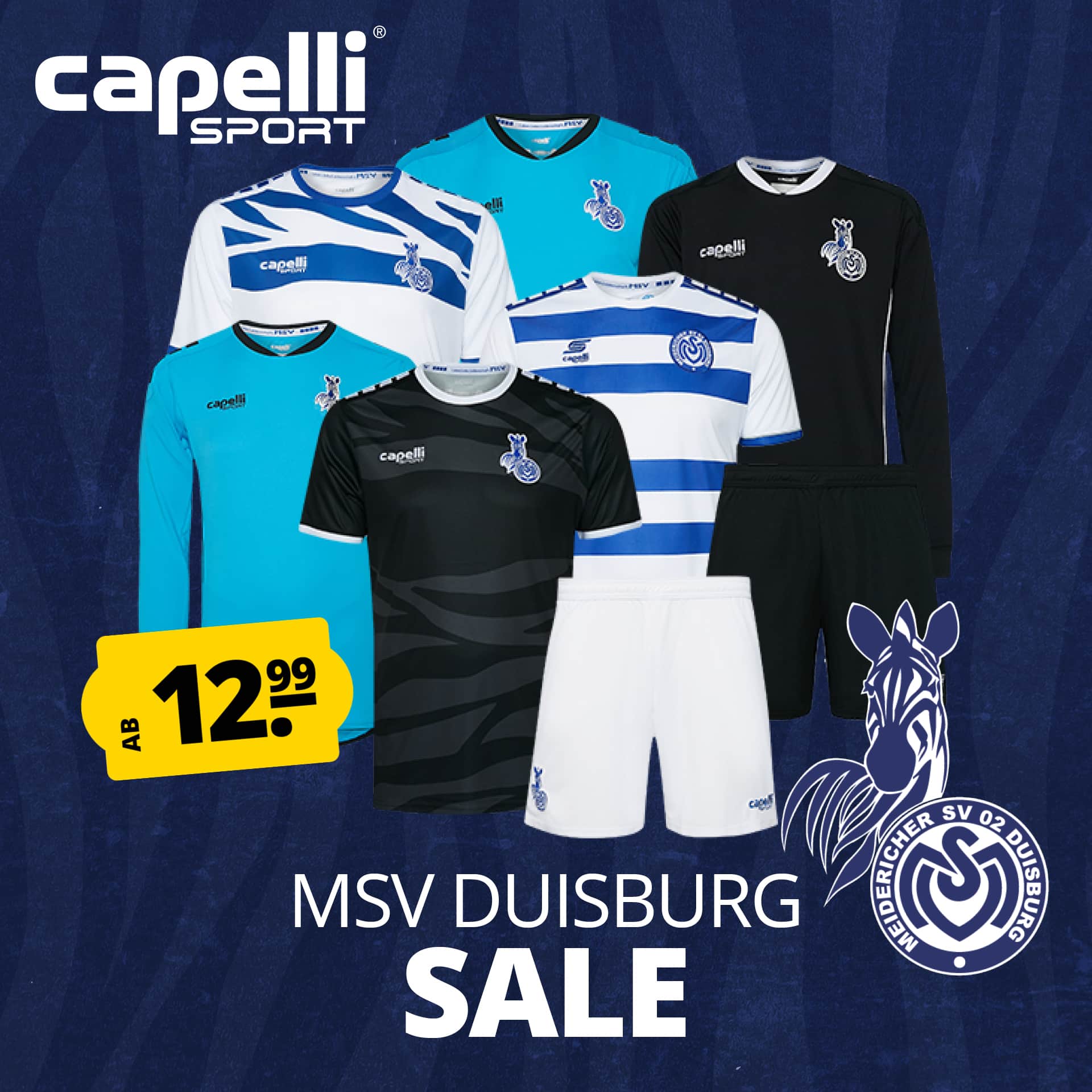 Thumbnail ⚽ Sportspar: Capelli Sport MSV Duisburg Triktos ab 9,99€
