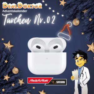 🎁 DealDoktor Adventskalender - Türchen 2: Apple AirPods (3. Generation)