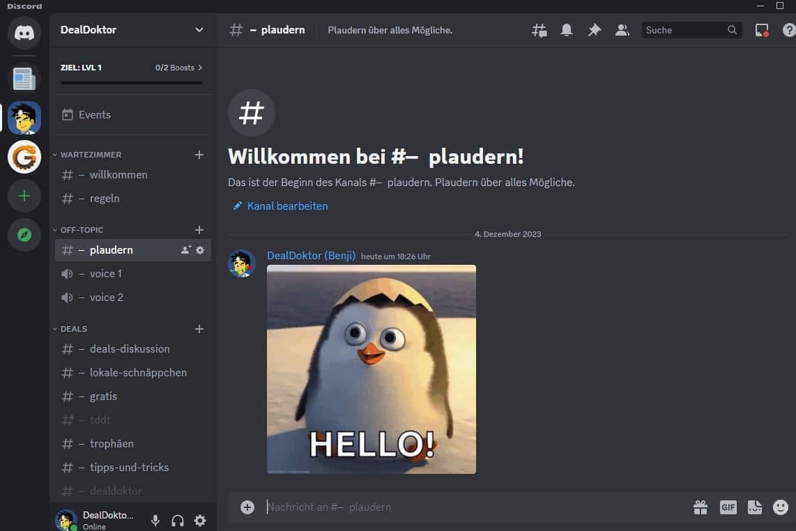 Discord Hello