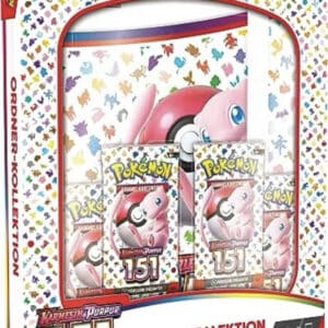 Pokémon-Sammelkartenspiel: Ordner-Kollektion Karmesin &amp; Purpur – 151 (Ordner mit 360 Kartenfächern &amp; 4 Boosterpacks)für 21,22€ (statt 32,34€)