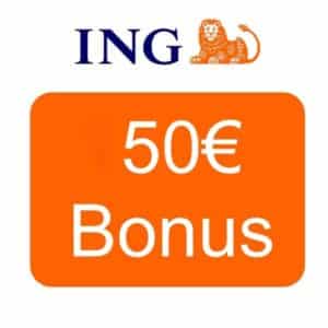 ING Girokonto mit 50€ Bonus