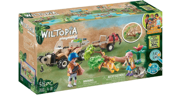 Playmobil Wiltopia Tierrettungs-Quad mit Spielzeugtier