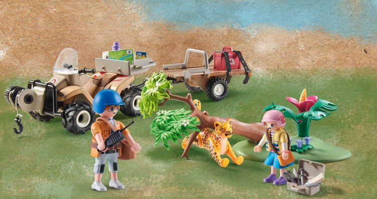 Playmobil Wiltopia Tierrettungs-Quad mit Spielzeugtier