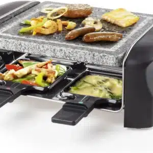 Princess-Raclette-Grill-fuer-bis-zu-4-Personen-mit-Steingrill-und-regelbarer-Heizstufen-1024x676