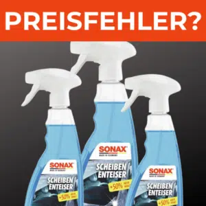 Preisfehler??? 😲 12 x Sonax Scheibenenteiser (12 x 750 ml) (1,32 € / Stück) für 15,78€ (Prime) statt 66,99 €