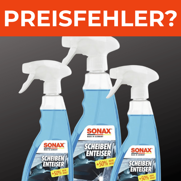 Preisfehler! 12 x Sonax Scheibenenteiser für 16€ - 1,32€ pro 750ml Flasche