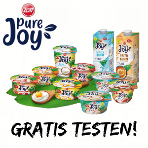 Gratis: 2 Zott Pure Joy Produkte testen