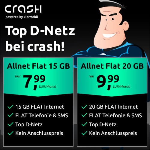 Letzte Chance 😱 28GB Telekom Allnet für nur 9,99€/Monat + 29,99€  Anschlusspreis (Black Friday Deal von Crash / Klarmobil)