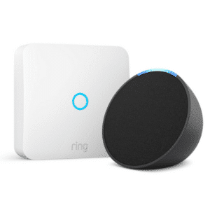 Smarte Gegensprechanlage Ring mit Fernentriegelung + Amazon Echo Pop für 54,99€ (statt 78€)