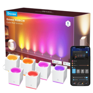 🤩 Govee RGBIC LED Cube Wall Scones (6 Wandleuchten) für 99,99€