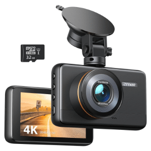 iZEEKER 4K Dashcam mit Nachtsicht, WDR, Notfallaufzeichnung &  Parküberwachung