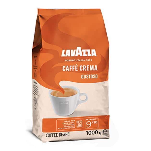 ☕ Lavazza Caffè Crema Gustoso 1kg Kaffeebohnen für 9,34€