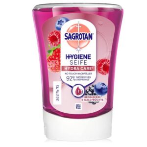 🫐 Nur 1,82 pro Flasche! 🤩 Sagrotan No Touch Nachfüllpack Brombeere &amp; Waldfrüchte Hydra Care, 5x 250ml, für 9,08€ (statt 15€)