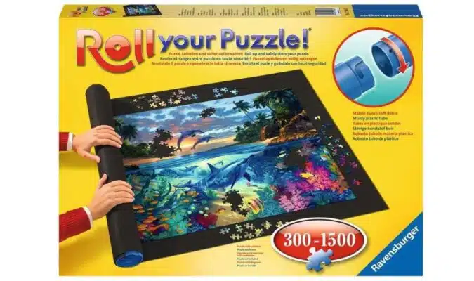 SUNGOOYUE Puzzle-Matte Aus Filz – Aufrollbar Mit Schlauch & Gurten, Für Bis Zu 1500 Teile, Inkl. Aufbewahrungstasche